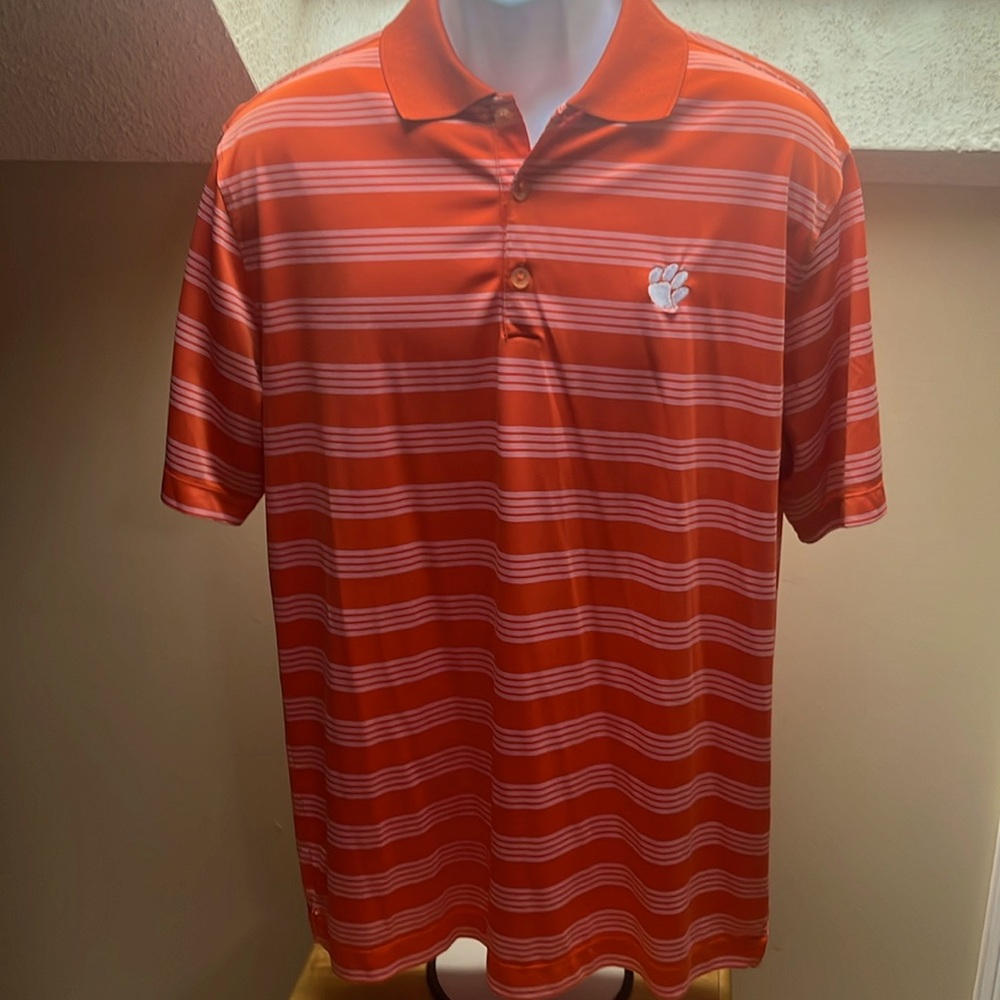 Nike Clemson Large Short Sleeve Polo Shirt